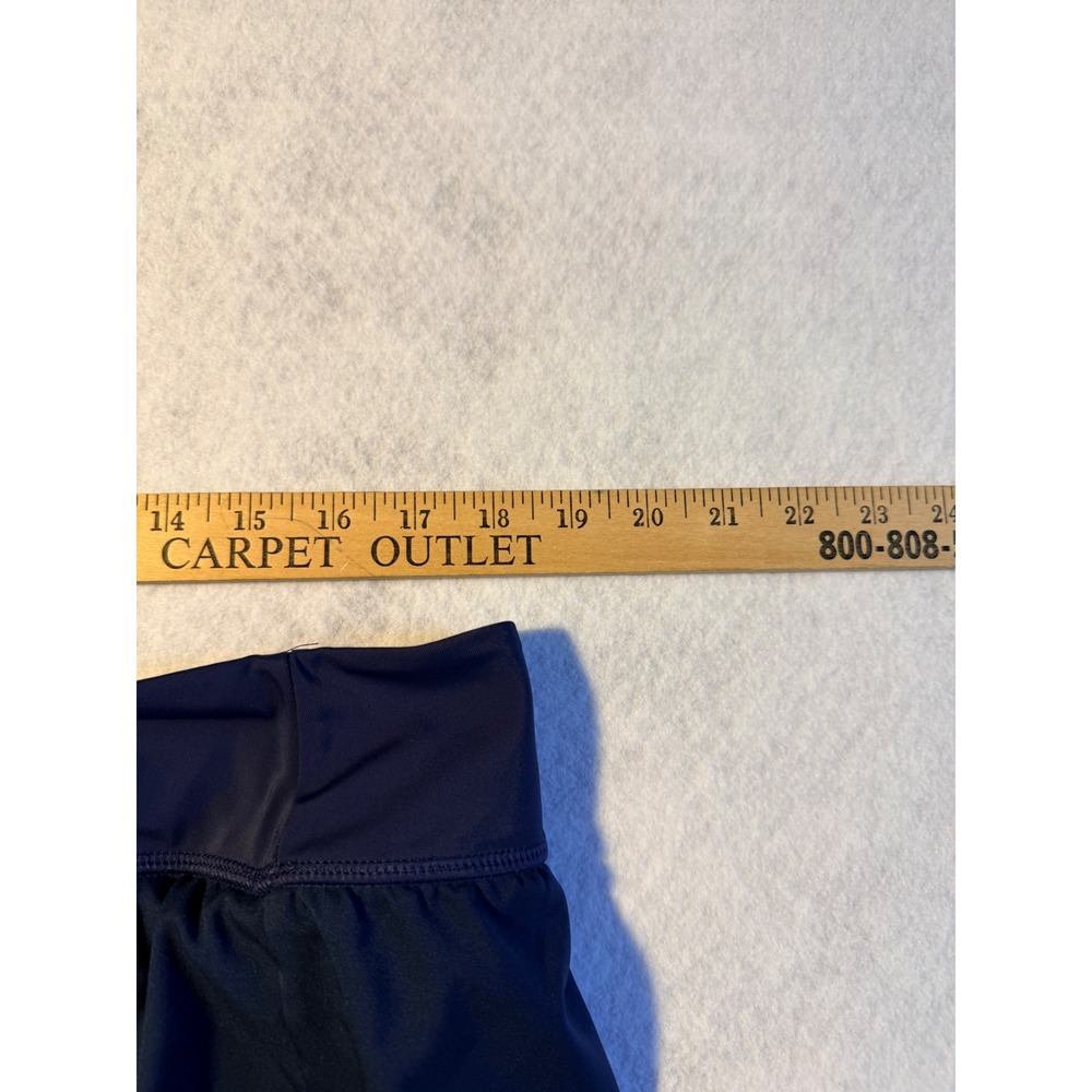 Nike Womens Navy Blue Athletic Tennis Golf Running Skort Size XL Zipper Pocket - Picture 6 of 7